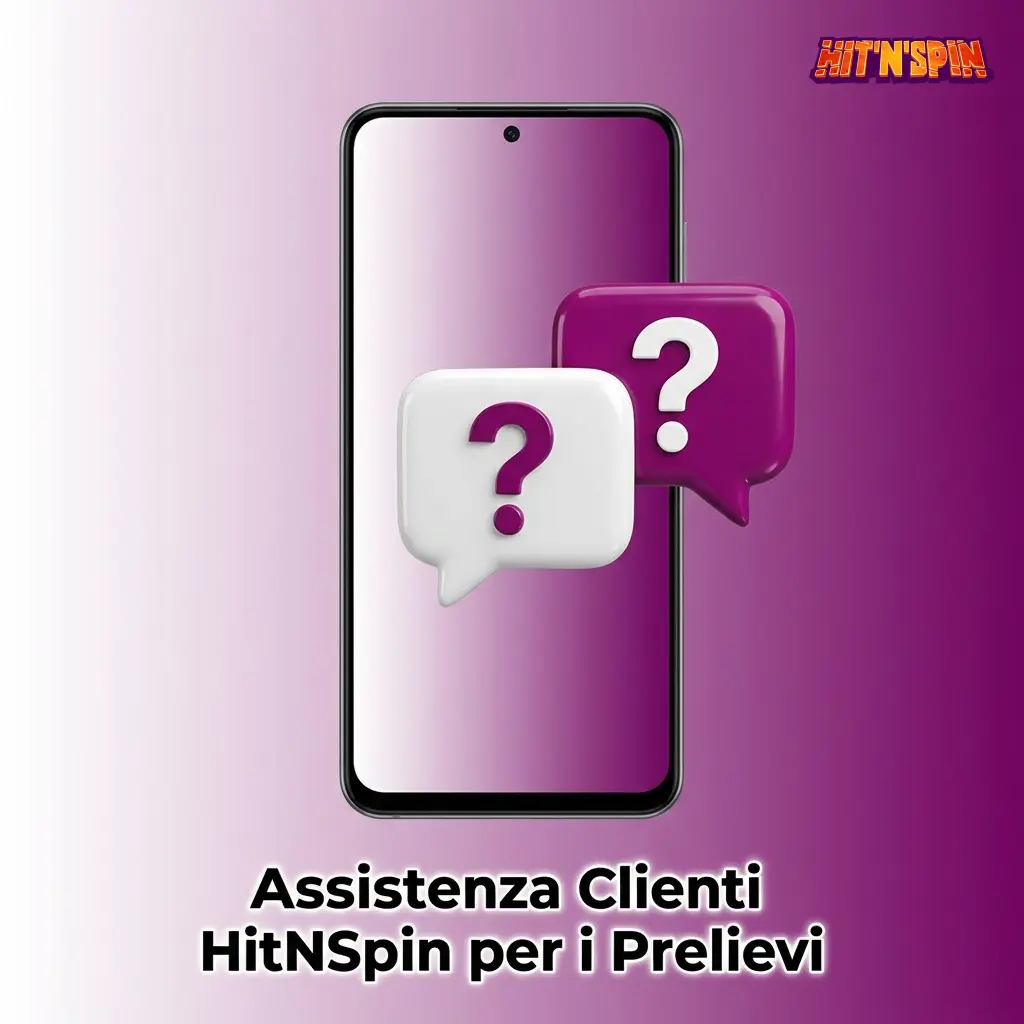 Team di supporto HitNSpin disponibile 24/7 tramite live chat, email e modulo di contatto per assistenza sui prelievi