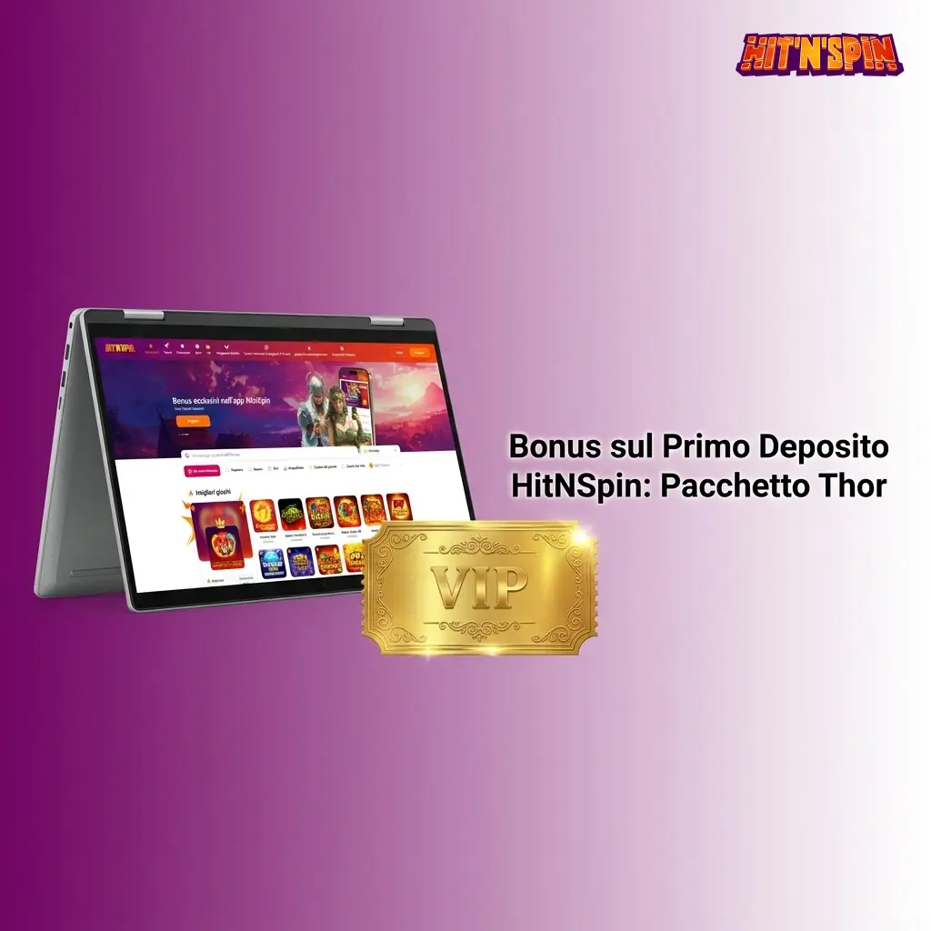 Pacchetto Thor HitNSpin: bonus benvenuto fino a 1.500 EUR e 250 giri gratuiti sul primo deposito