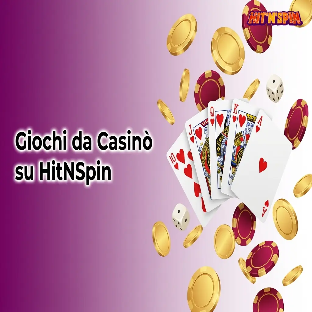 Catalogo giochi HitNSpin: slot, roulette, blackjack, live casino e oltre 4000 titoli dai migliori provider