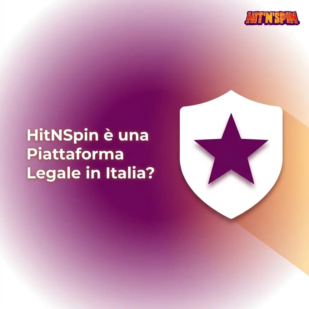 Logo HitNSpin con licenza Curaçao, informazioni su legalità, privacy e gioco responsabile in Italia