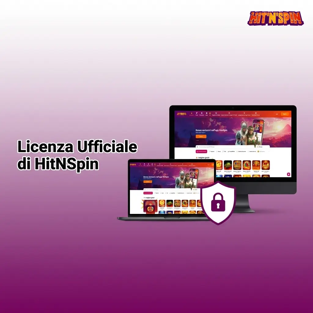 Licenza ufficiale HitNSpin rilasciata da Curaçao eGaming n. 365/JAZ a Rabidi N.V. per protezione giocatori italiani