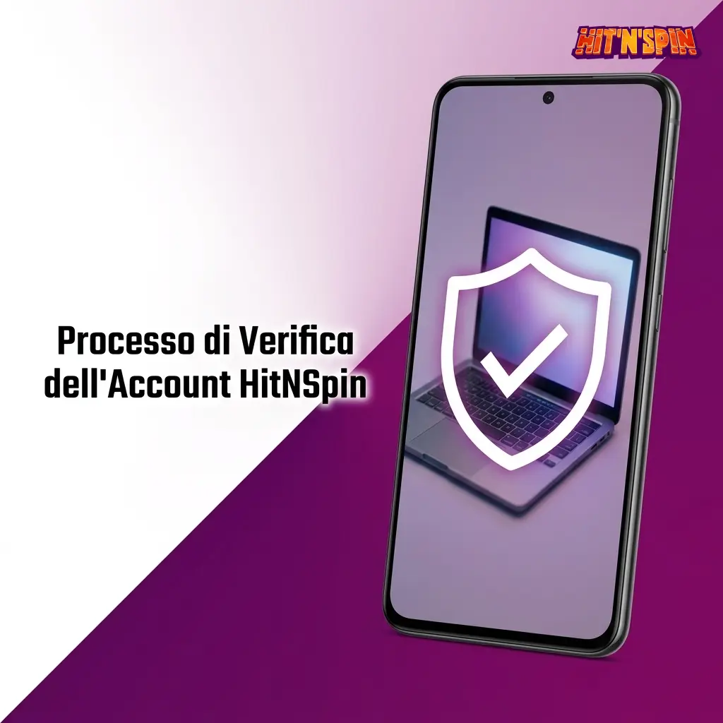 Processo di verifica KYC HitNSpin: carica documenti d'identità, residenza e pagamento per abilitare i prelievi.